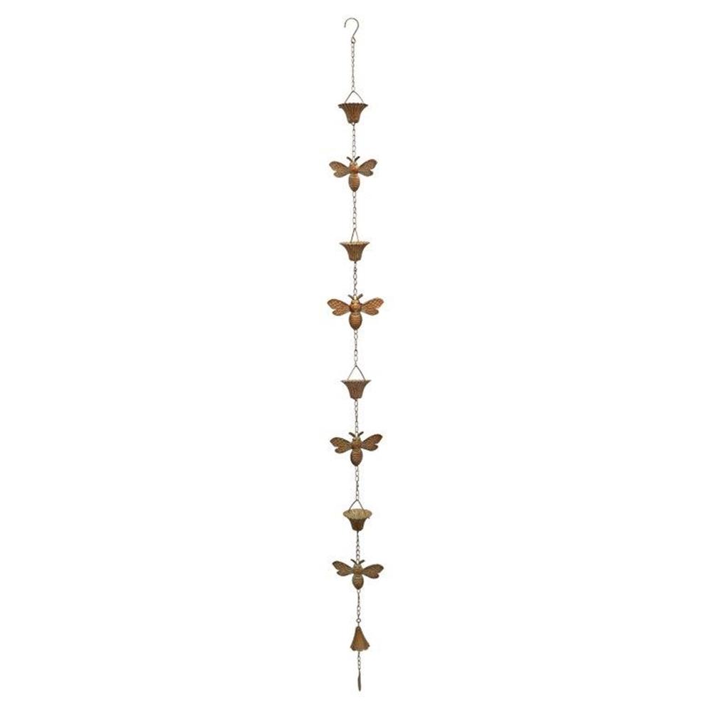 Bee Rain Chain 66.5"L Iron. Picture 1