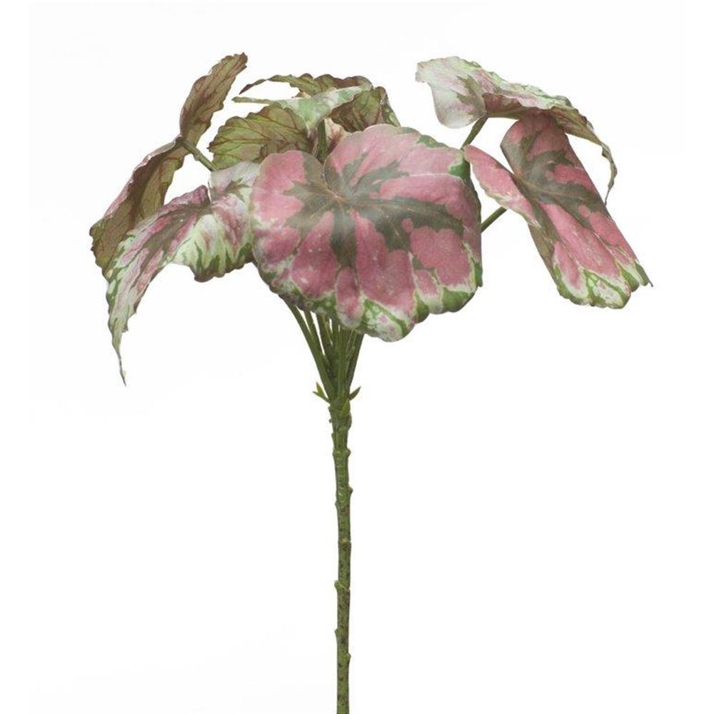 Begonia Leaf (Set of 2) 11.5"H Polyester. Picture 1