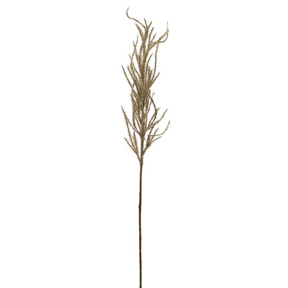 Flocked Pampas Spray (Set of 4) 31"H Plastic. Picture 1