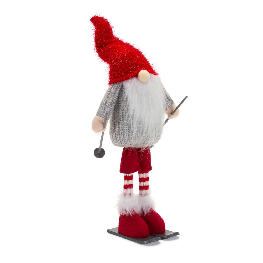 Gnome Skier (Set of 6) 14.25"H Polyester. Picture 4