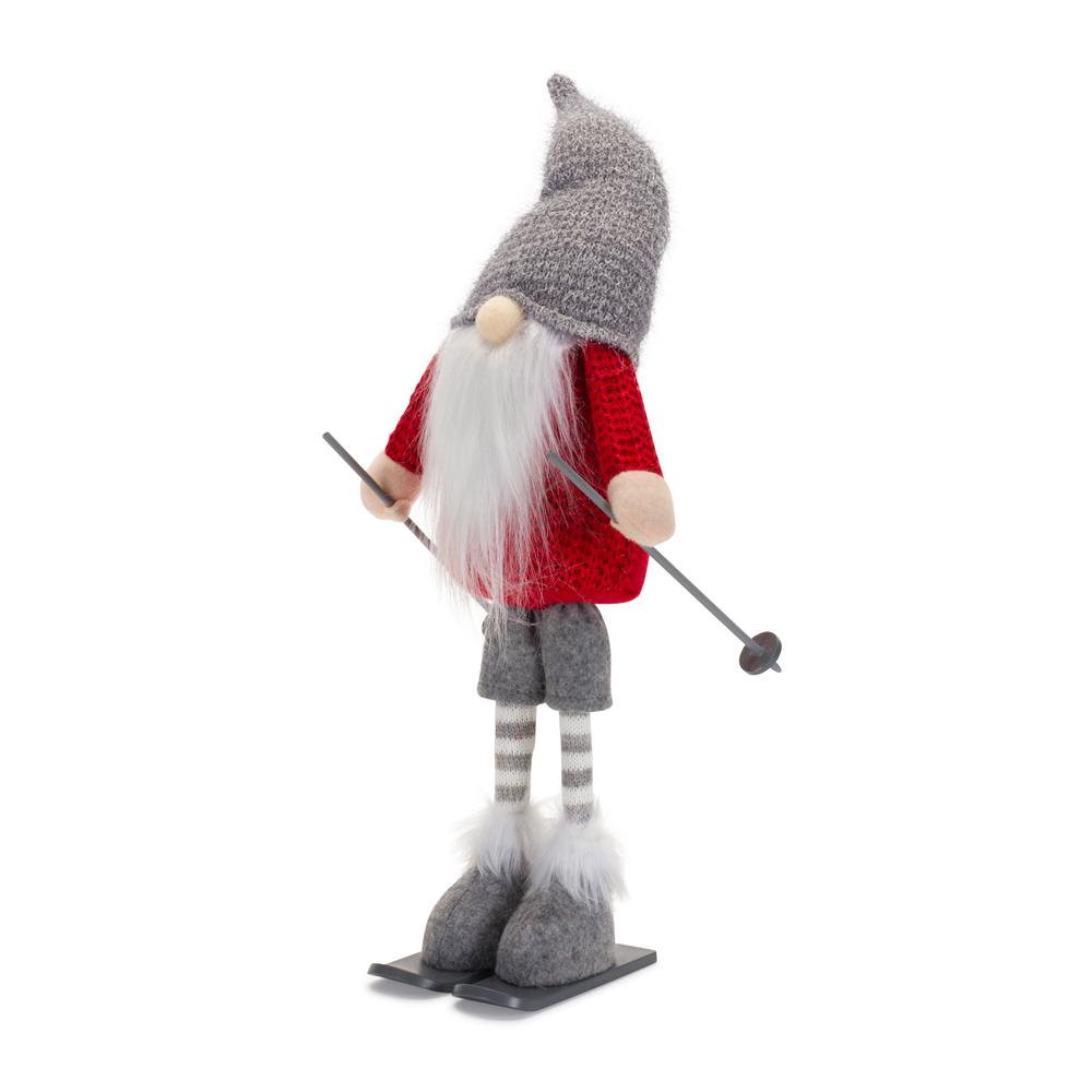 Gnome Skier (Set of 6) 14.25"H Polyester. Picture 2