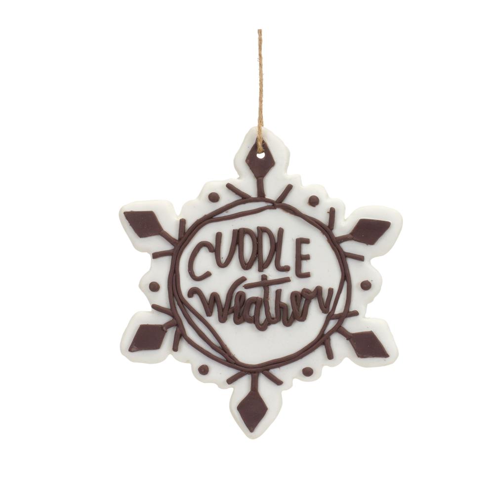 Snowflake Ornament (Set of 12) 4.25"H, 4.5"H, 5"H Plastic. Picture 1