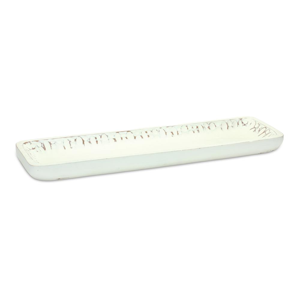 Tray (Set of 2) 18.25"L x 7"W, 27"L x 8.25"W Mango Wood. Picture 3