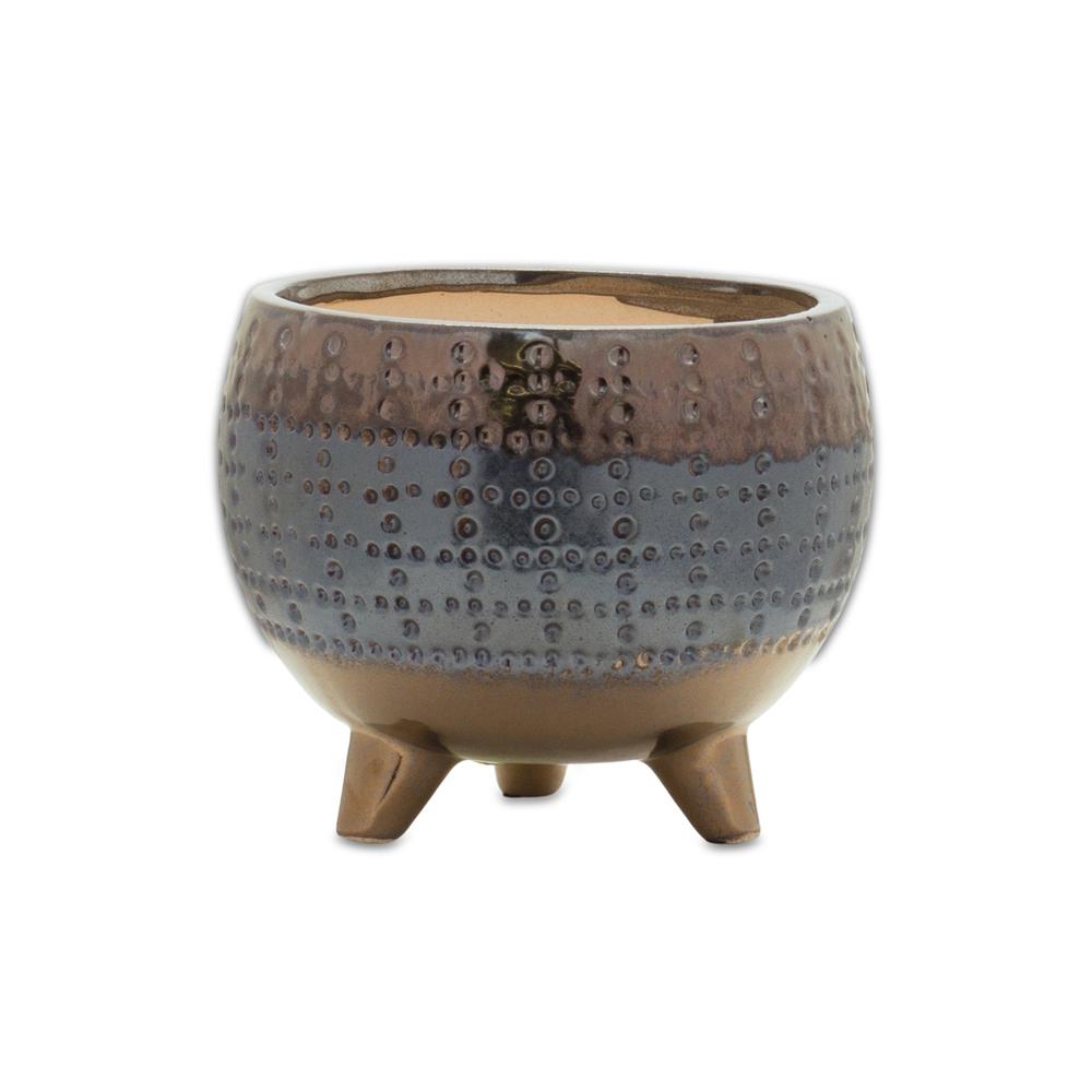 Pot w/Legs 4.5"H Terra Cotta. Picture 1
