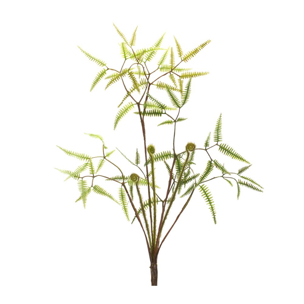 Mini Fern Bush (Set of 6) 19"H Plastic. Picture 1
