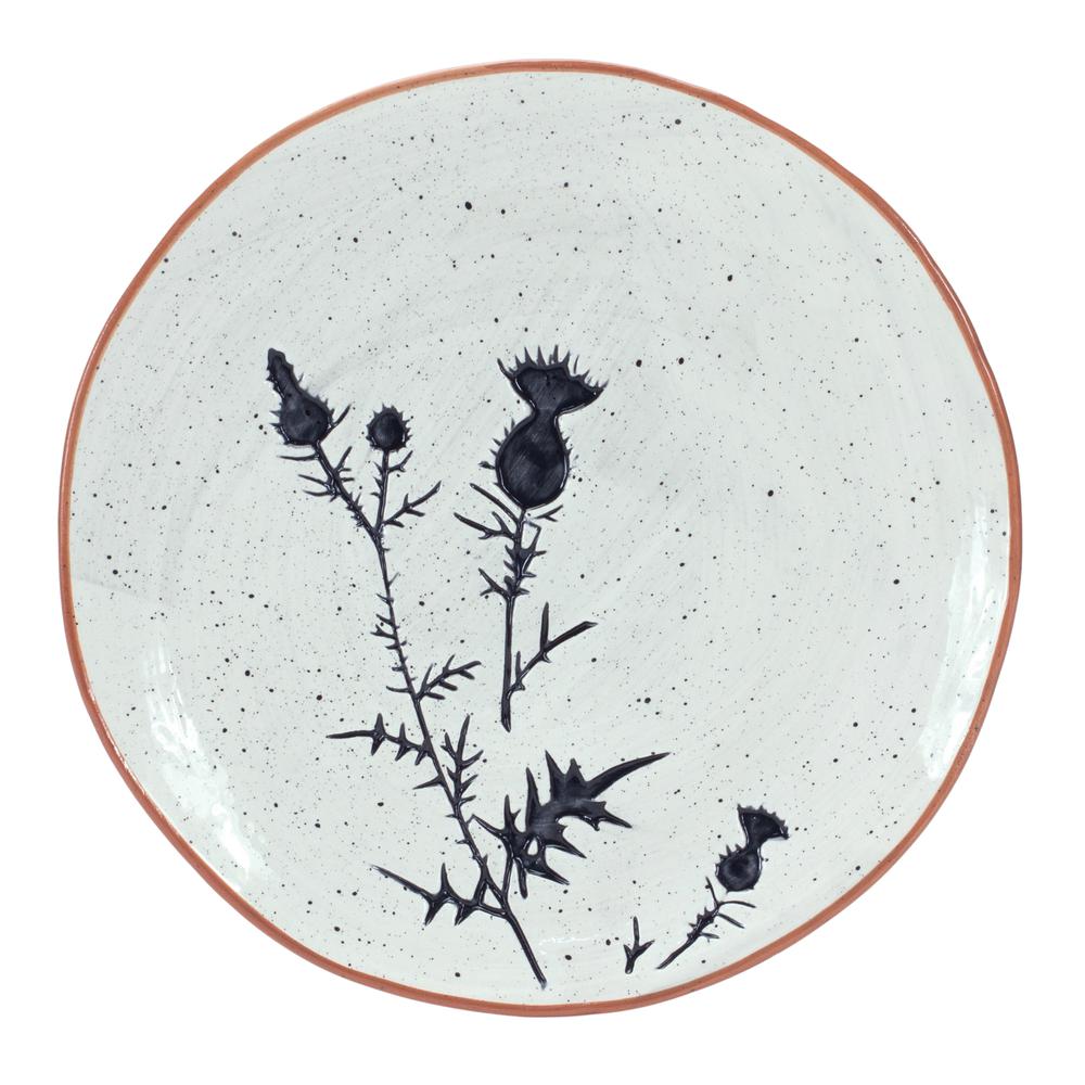 Plate (Set of 4) 8"D Ceramic. Picture 3