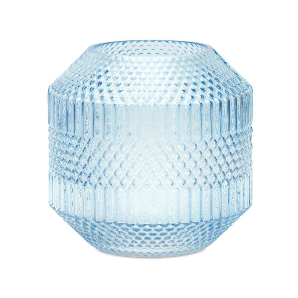 Vase 8"D x 8"H Glass. Picture 1