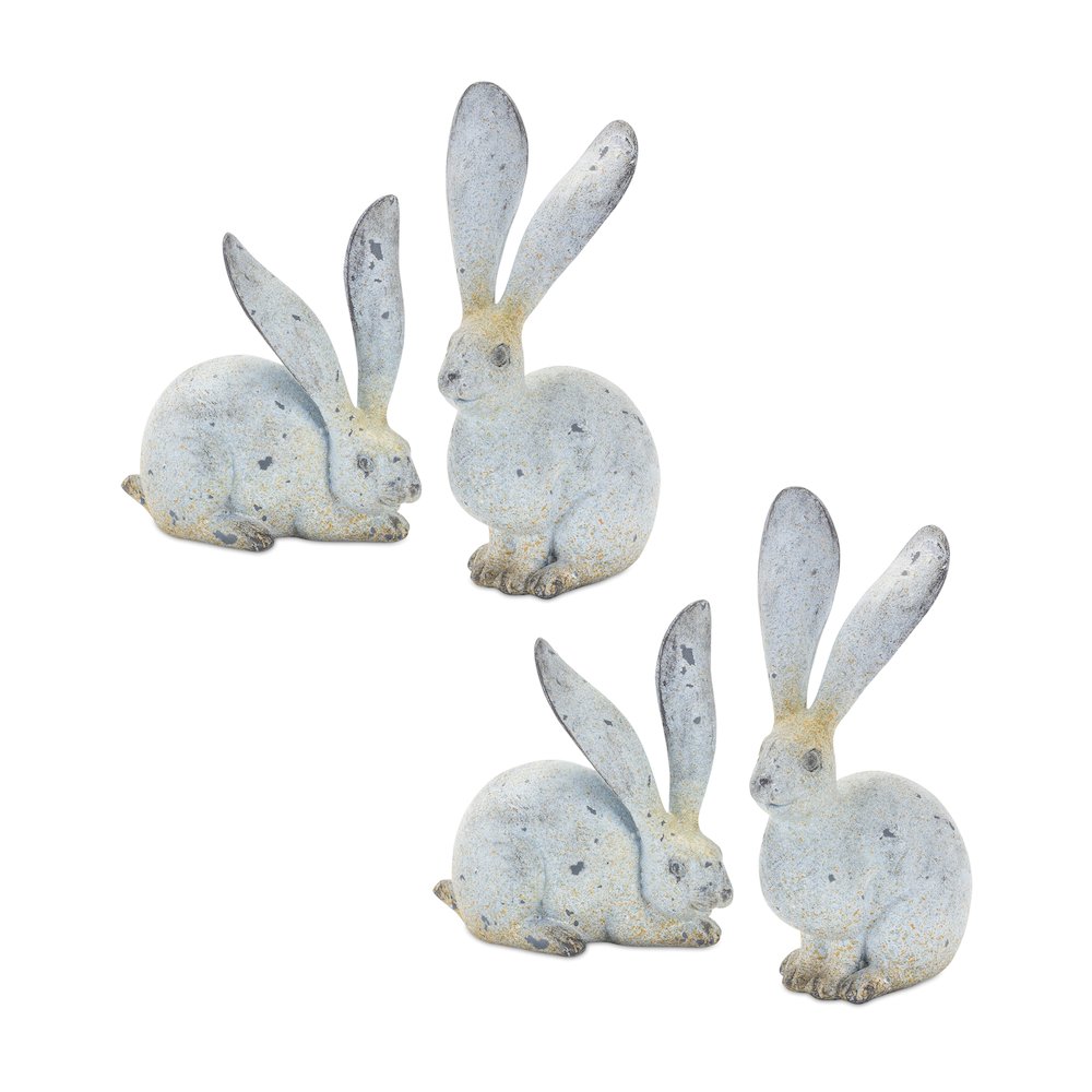 Rabbit (Set of 4) 5.5"H, 8.25"H Resin. Picture 1