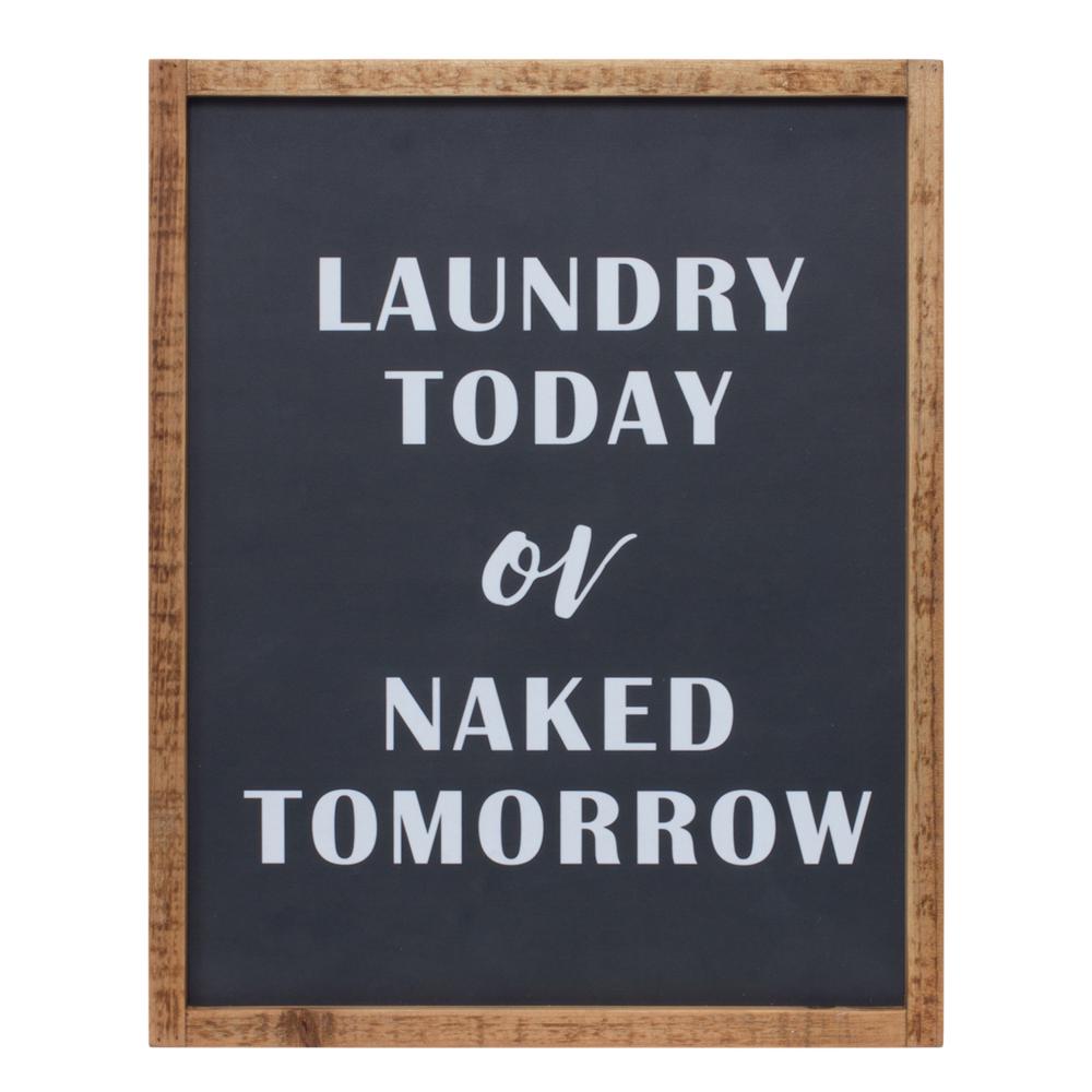 Laundry Sign 12"L x 15"H MDF/Wood. Picture 1