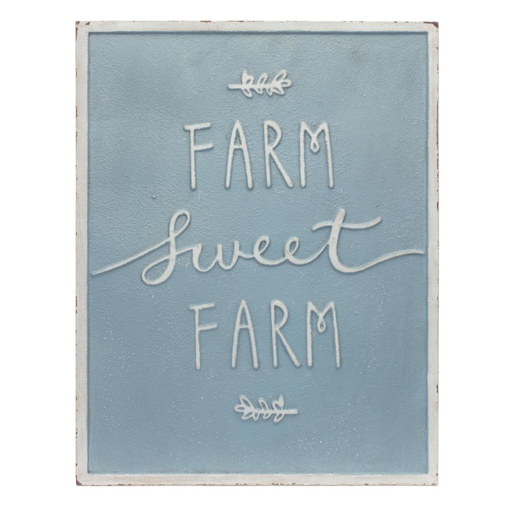 Farm Sign (Set of 2) 14"L x 18"H Metal. Picture 3
