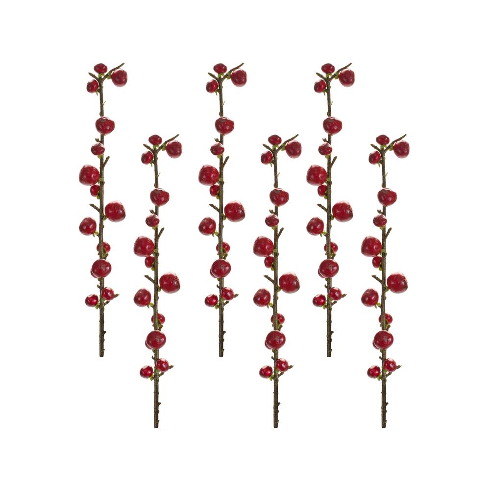 Berry Spray (Set of 6) 33.25"H Plastic. Picture 2