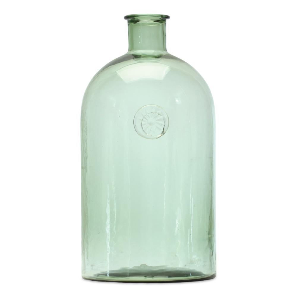 Vase 6.25"D x 12"H Glass. Picture 1