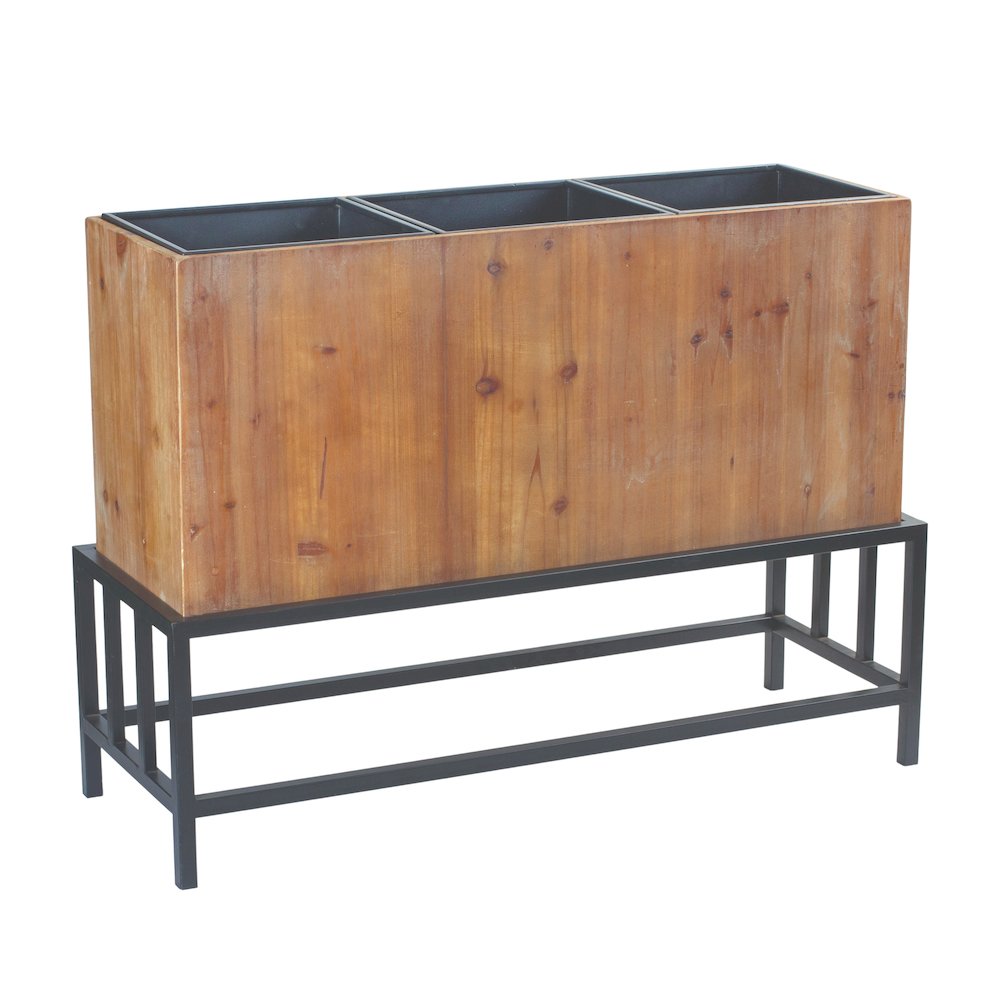 Triple Planter on Stand. Picture 1
