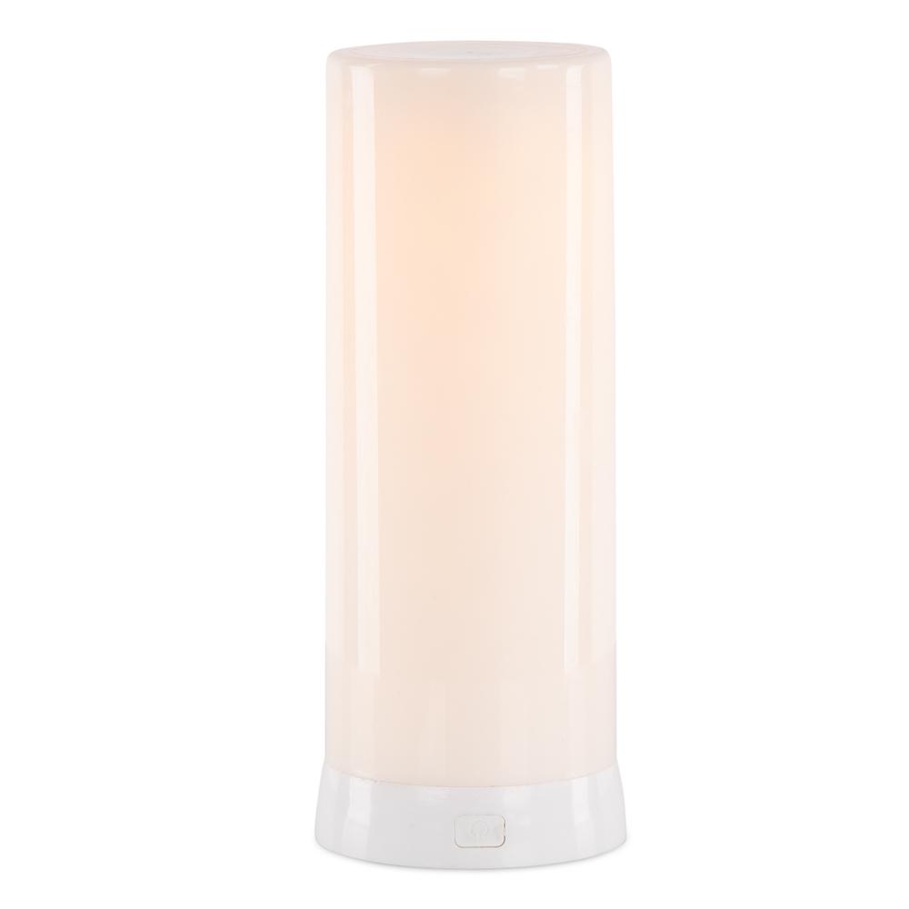 FIA Flame 3"D x 7.5"H Plastic White. Picture 1