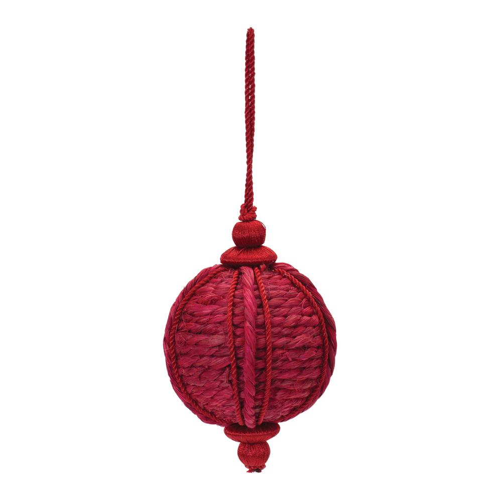 Onion Ornament (Set of 6) 3.25"D x 5.5"H Jute. Picture 1