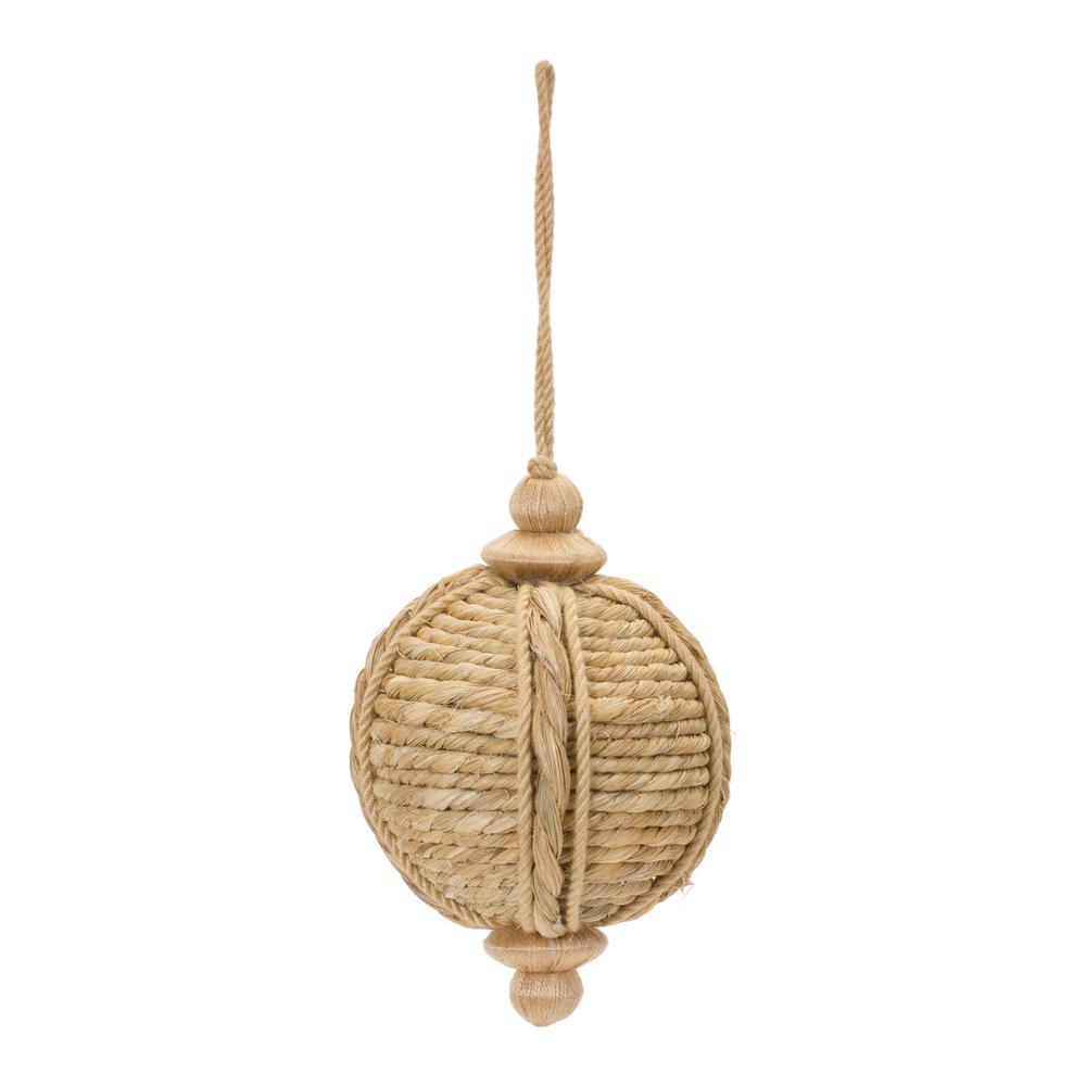 Onion Ornament (Set of 6) 3.25"D x 5.5"H Jute. Picture 1