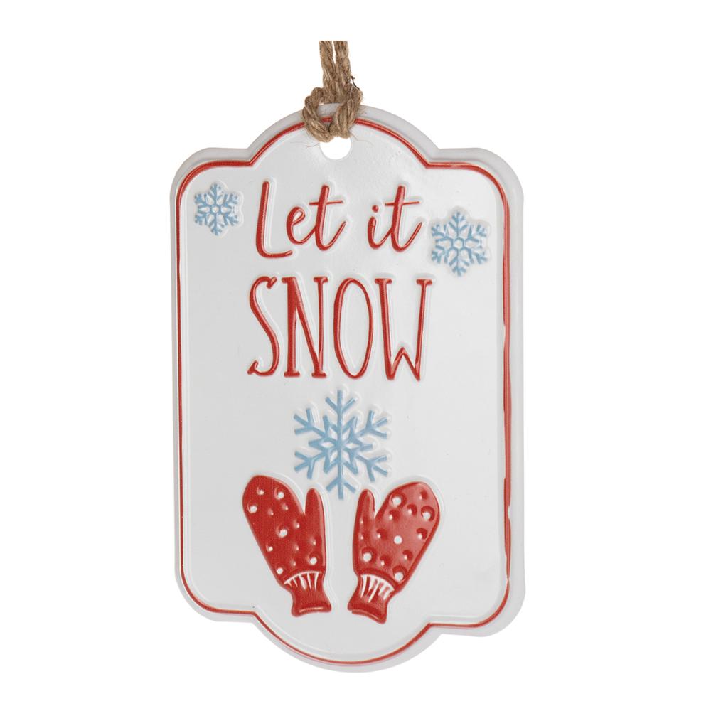 Tag Ornament (Set of 12) 5.5"L x 8.5"H Iron. Picture 3
