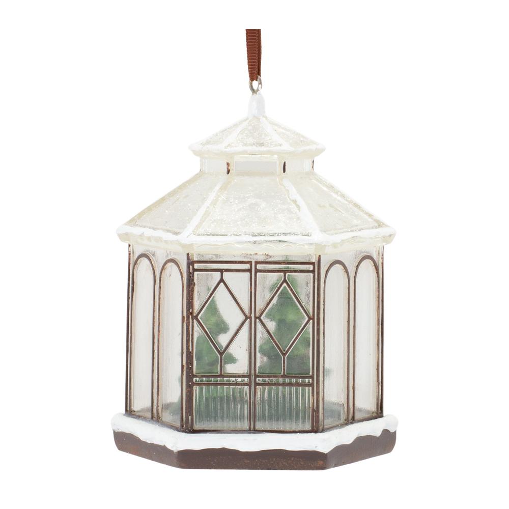 Gazebo Ornament (Set of 4) 5.5"H Resin. Picture 1