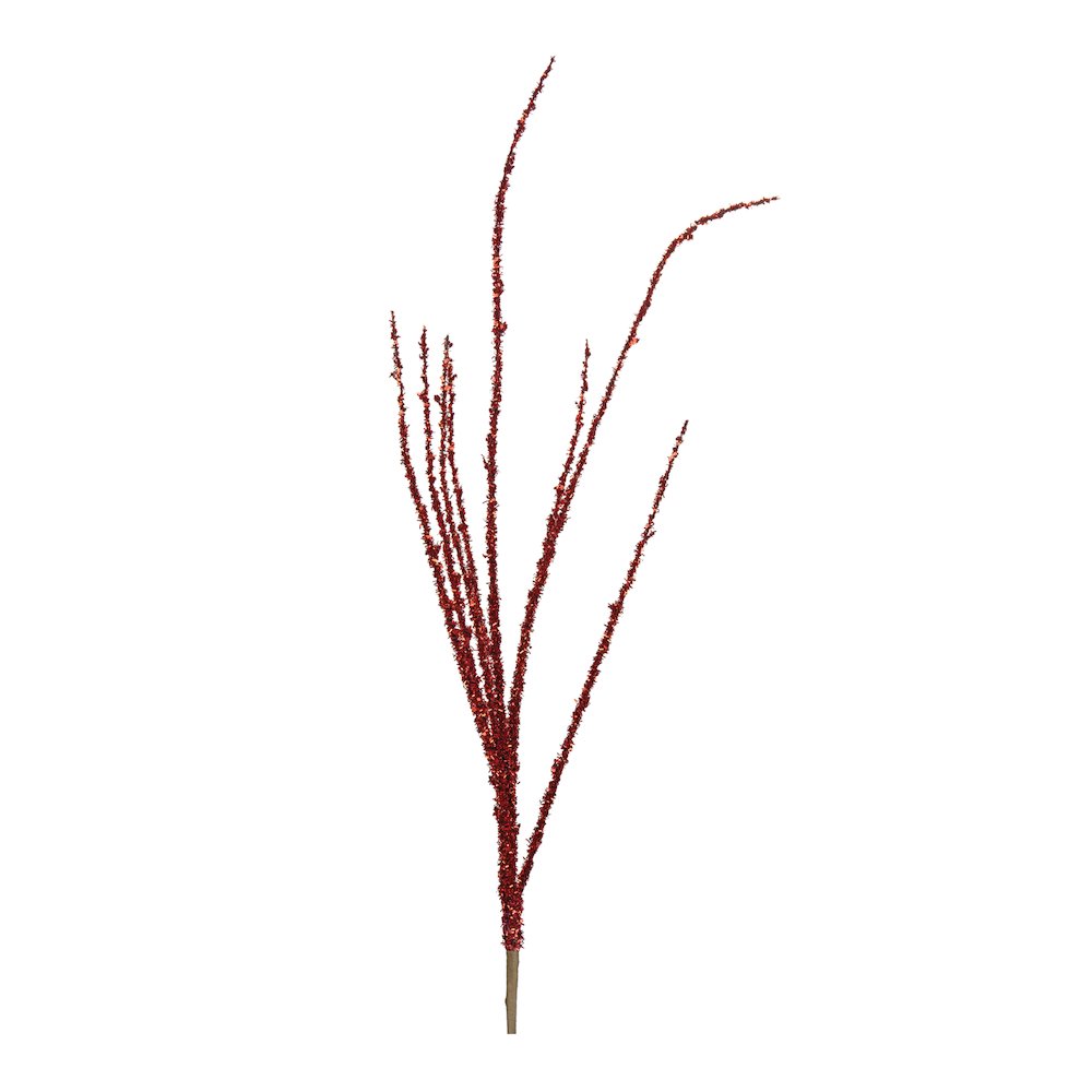 Tinsel Branch (Set of 6) 43"H Plastic. Picture 1