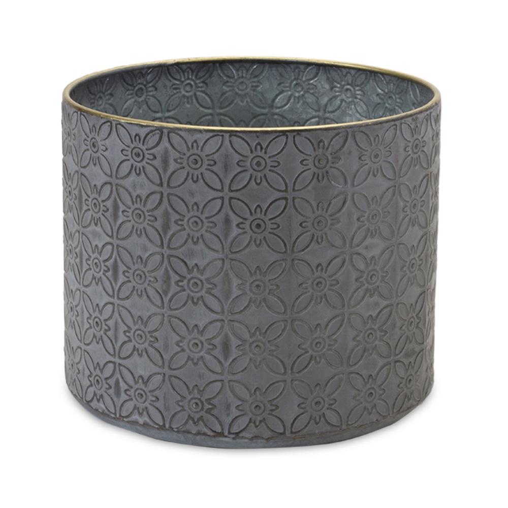 Pot (Set of 4) 6.75"D x 6"H, 7.75"D x 6.75"H, 9"D x 7.5"H, 10"D x 8.25"H Metal. Picture 2
