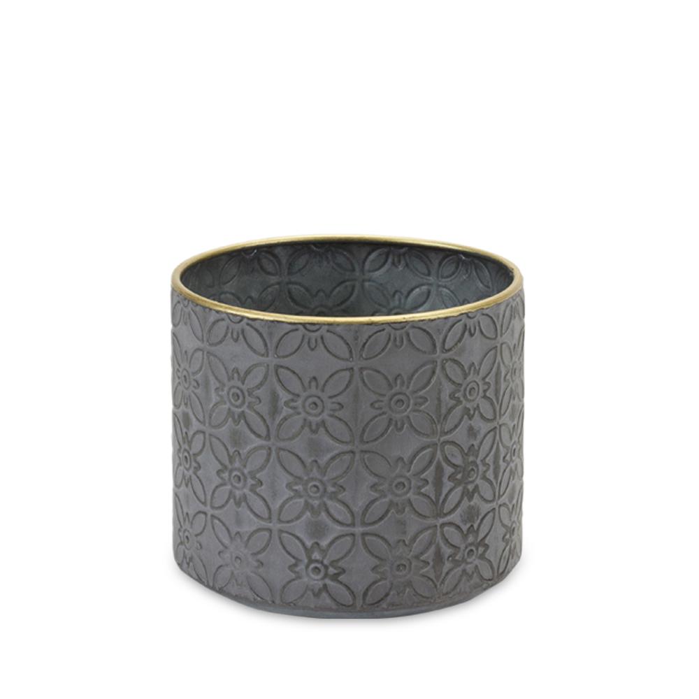 Pot (Set of 4) 6.75"D x 6"H, 7.75"D x 6.75"H, 9"D x 7.5"H, 10"D x 8.25"H Metal. Picture 5