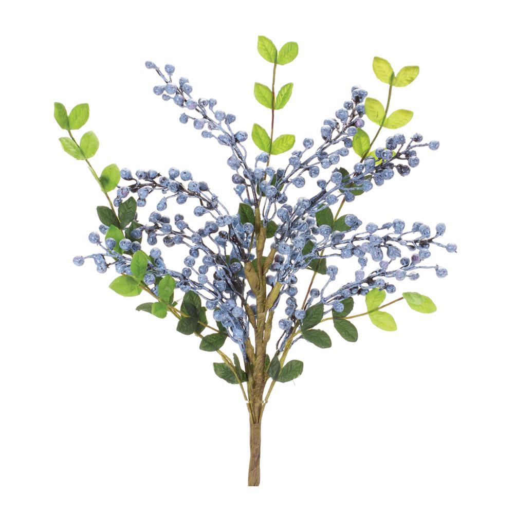 Berry Spray (Set of 6) 20.5"H Plastic/Polyester. Picture 1