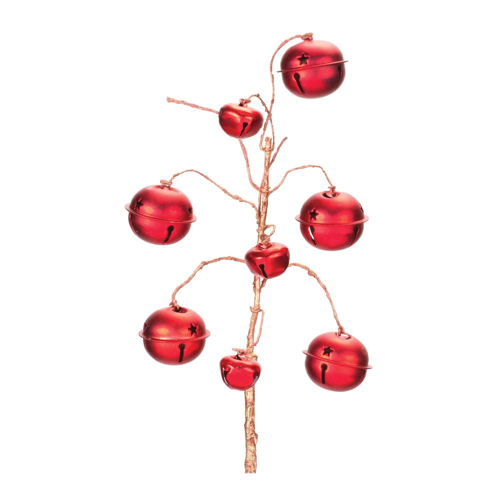 Sleigh Bell Spray (Set of 6) 16"H Iron. Picture 1