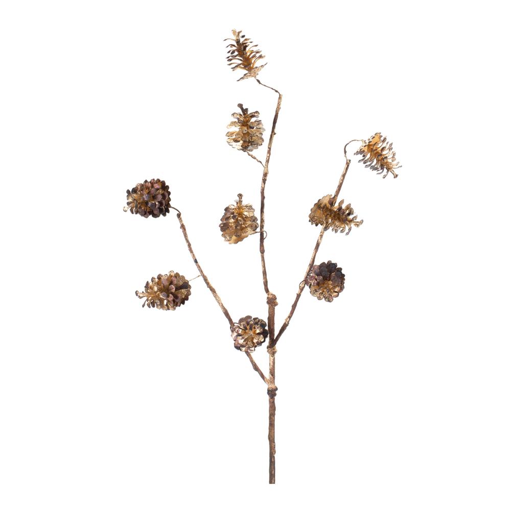 Pine Cone Spray (Set of 12) 28"H Plastic. Picture 1