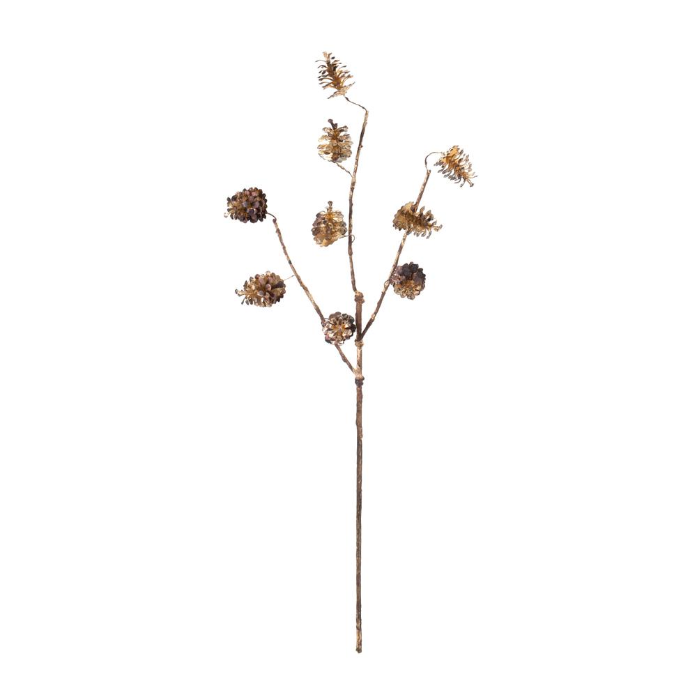 Pine Cone Spray (Set of 12) 28"H Plastic. Picture 2