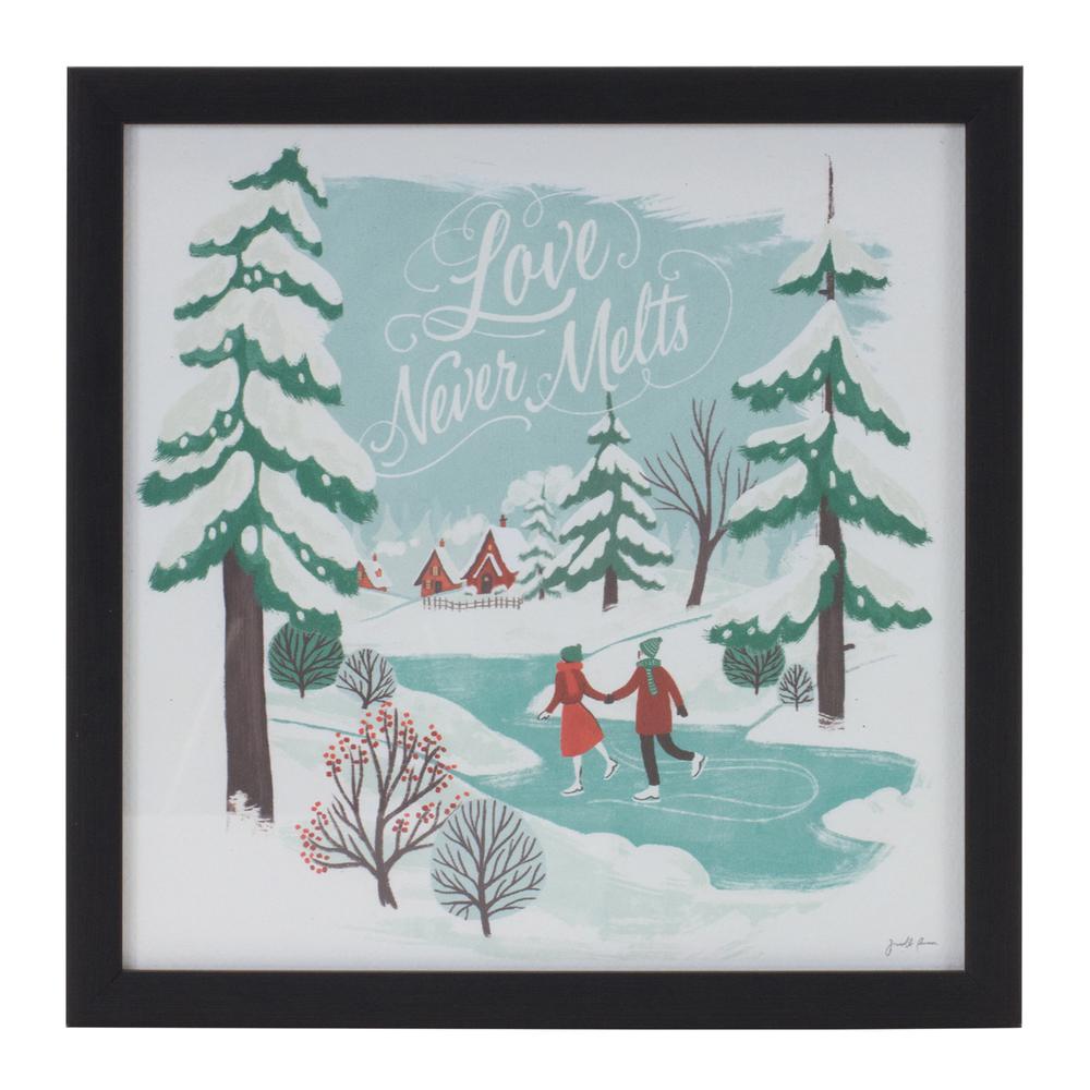 Snow Frame (Set of 3) 10"SQ Plastic/MDF. Picture 4