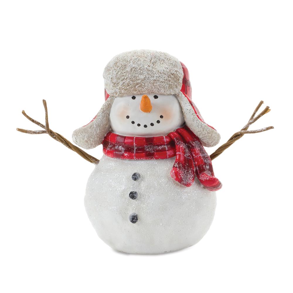Snowman (Set of 4) 6"H Resin. Picture 3