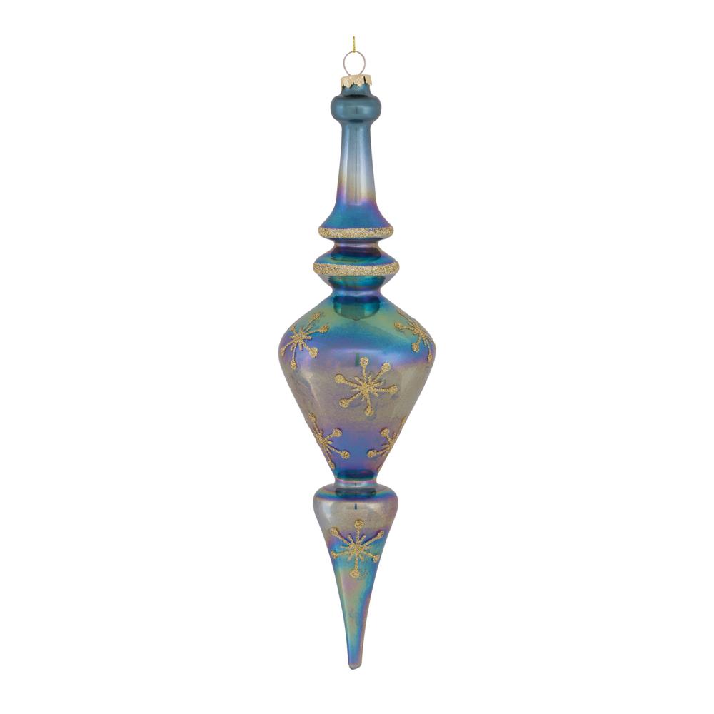 Drop Ornament (Set of 6) 12.25"H Glass. Picture 4