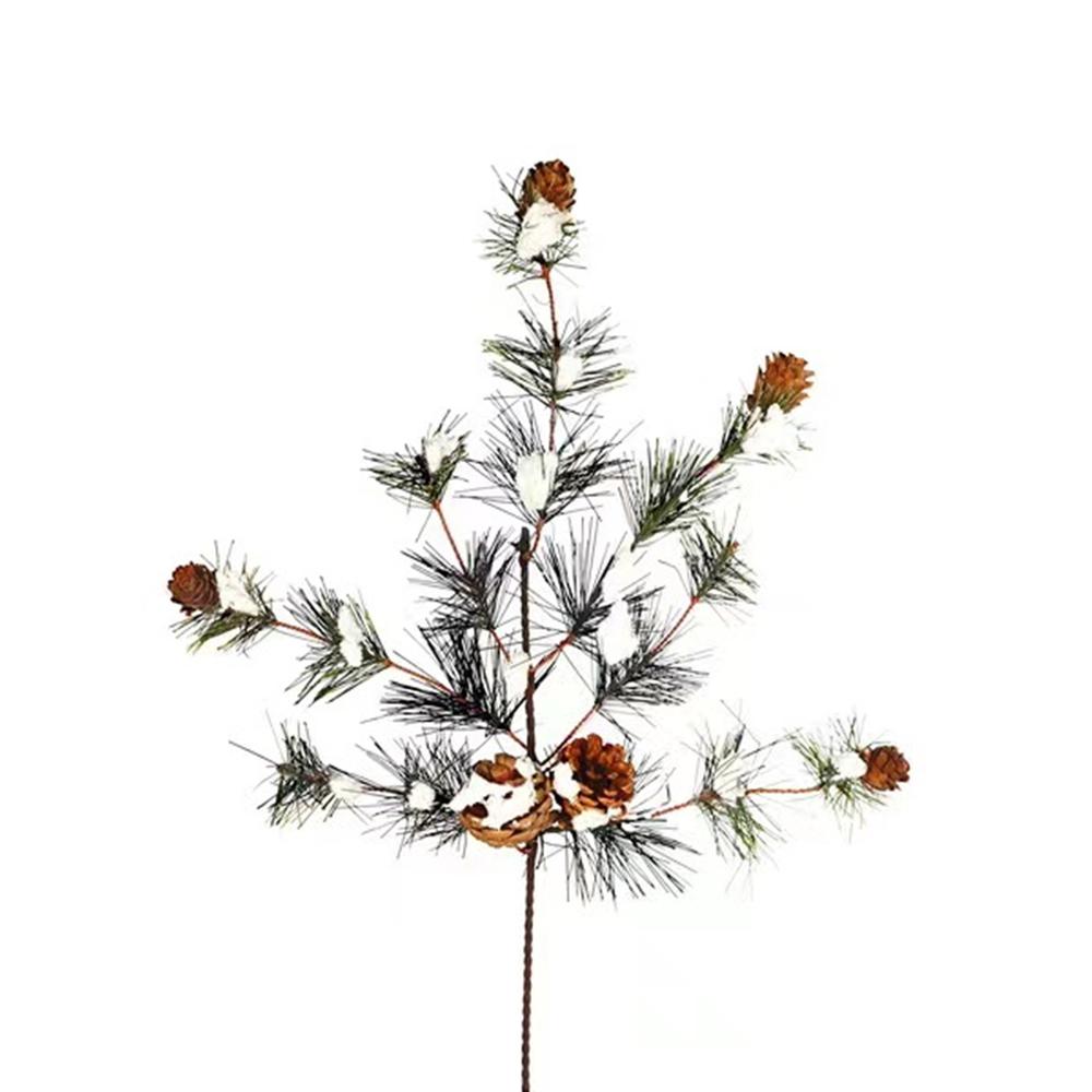 Snowy Pine Spray (Set of 6) 20"H PVC. Picture 1