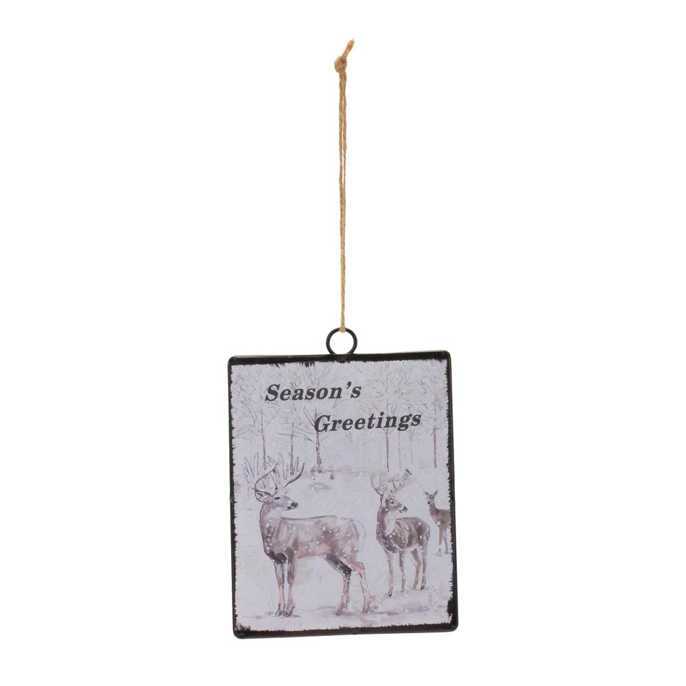 Ornament (Set of 12) 6.25"H Metal. Picture 2
