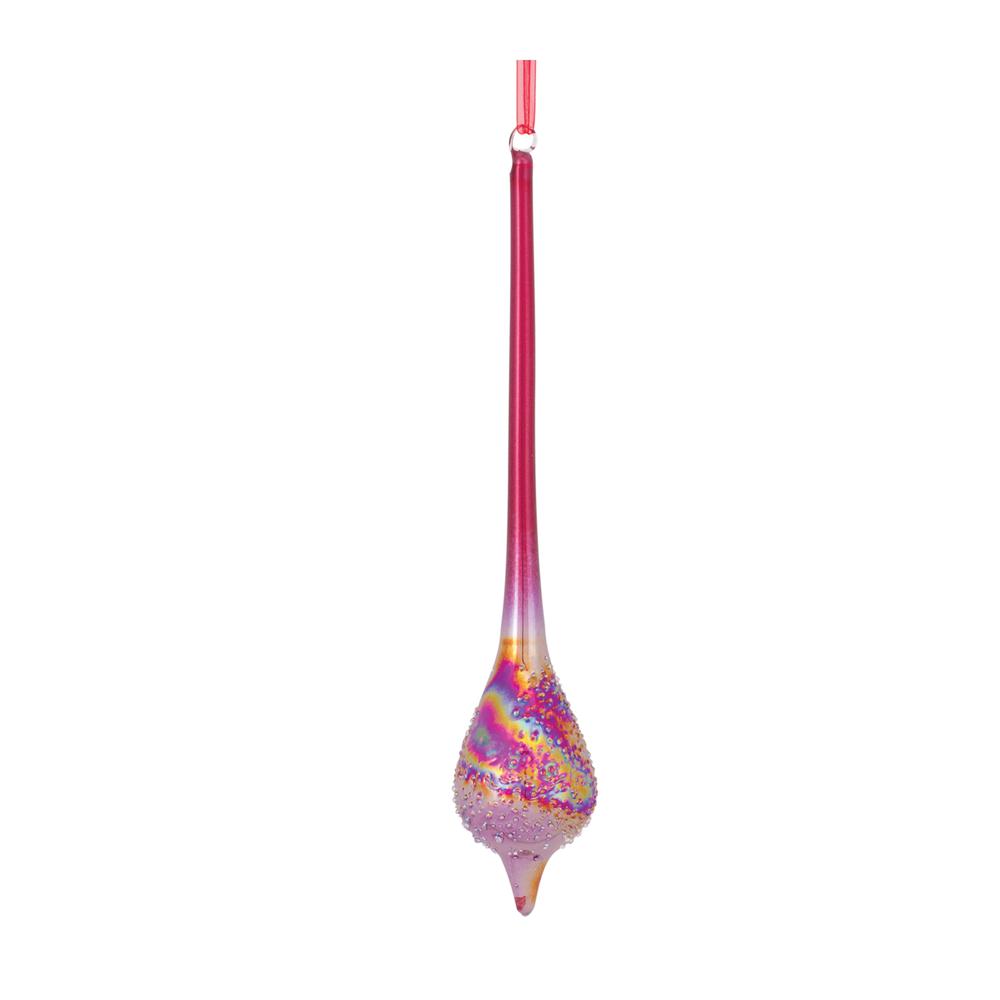 Drop Ornament (Set of 6) 12"H, 15.5"H Glass. Picture 4