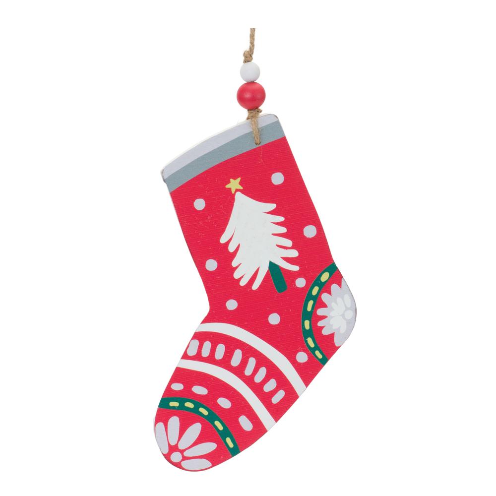 Mitten and Stocking Ornament (Set of 12) 7"H, 8"H MDF. Picture 4