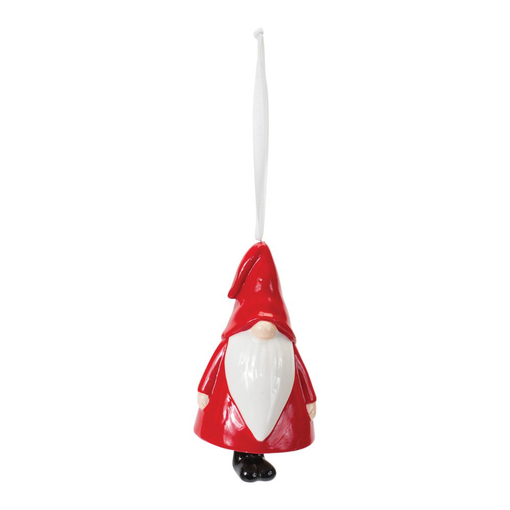 Gnome Ornament (Set of 12) 4.5"H Ceramic. Picture 2