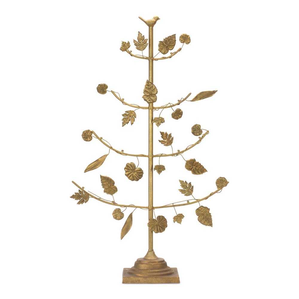 Tree w/Leaves 21.5"L x 36.5"H Iron. Picture 1