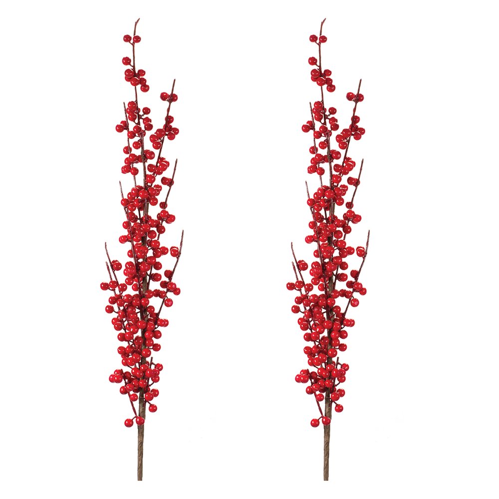 Ilex Berry Stem (Set of 2) 36"H Foam. Picture 3