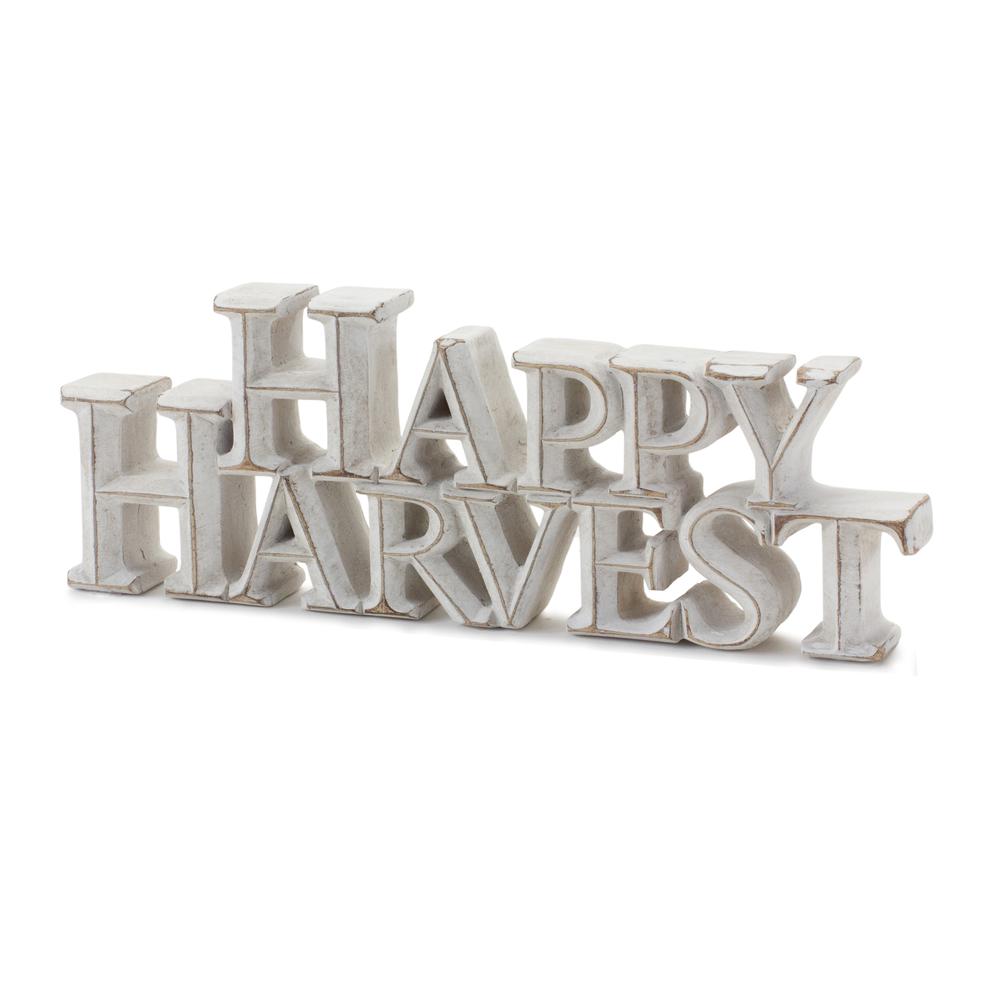 Happy Harvest and Give Thanks Sign (Set of 2). Picture 3
