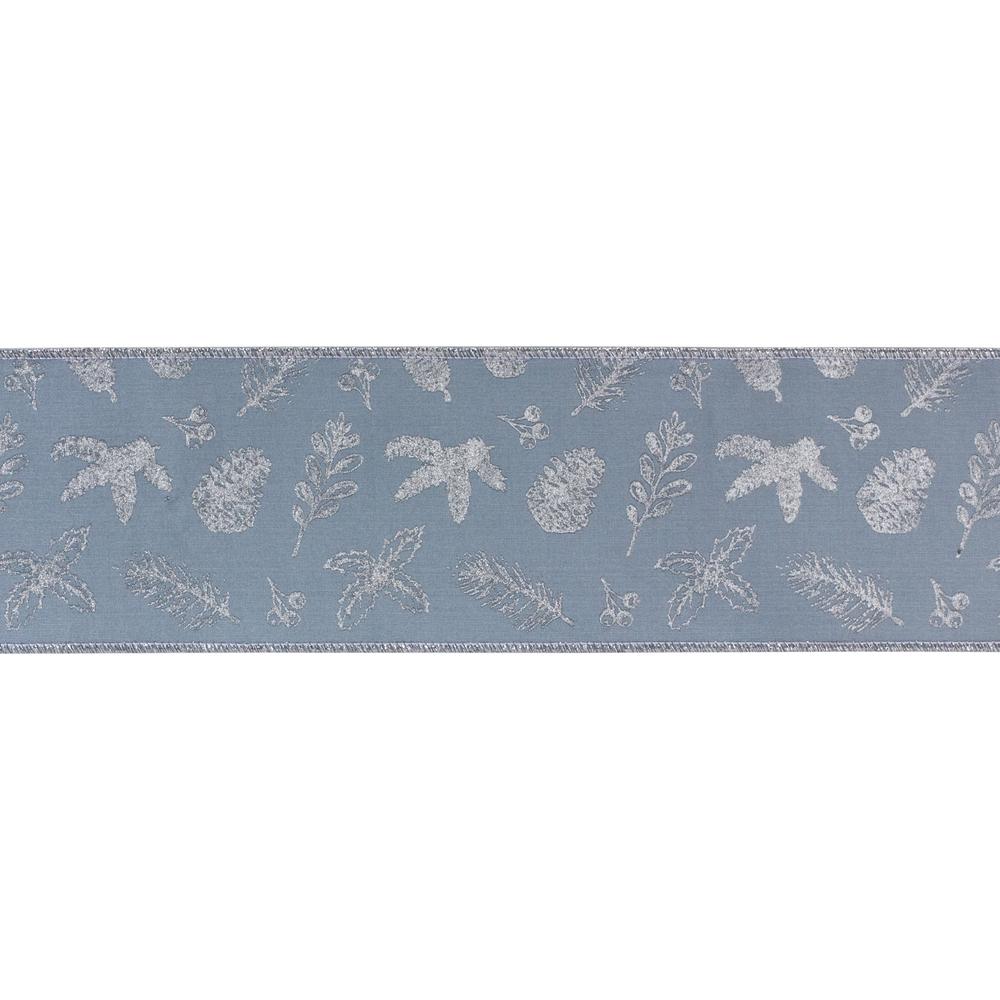 4" x 10 Yds. Ribbon Wired Polyester. Picture 1