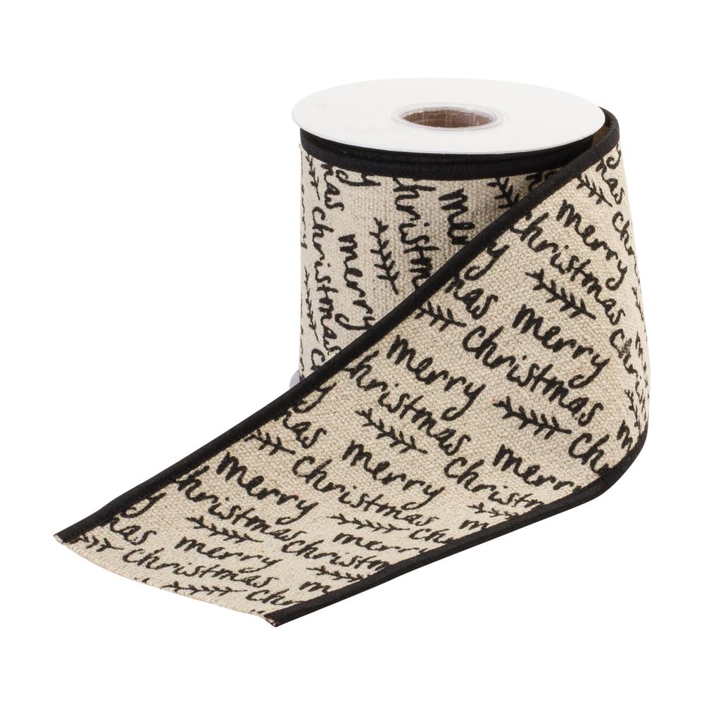 4" x 5 Yds. Ribbon Wired Cotton. Picture 2