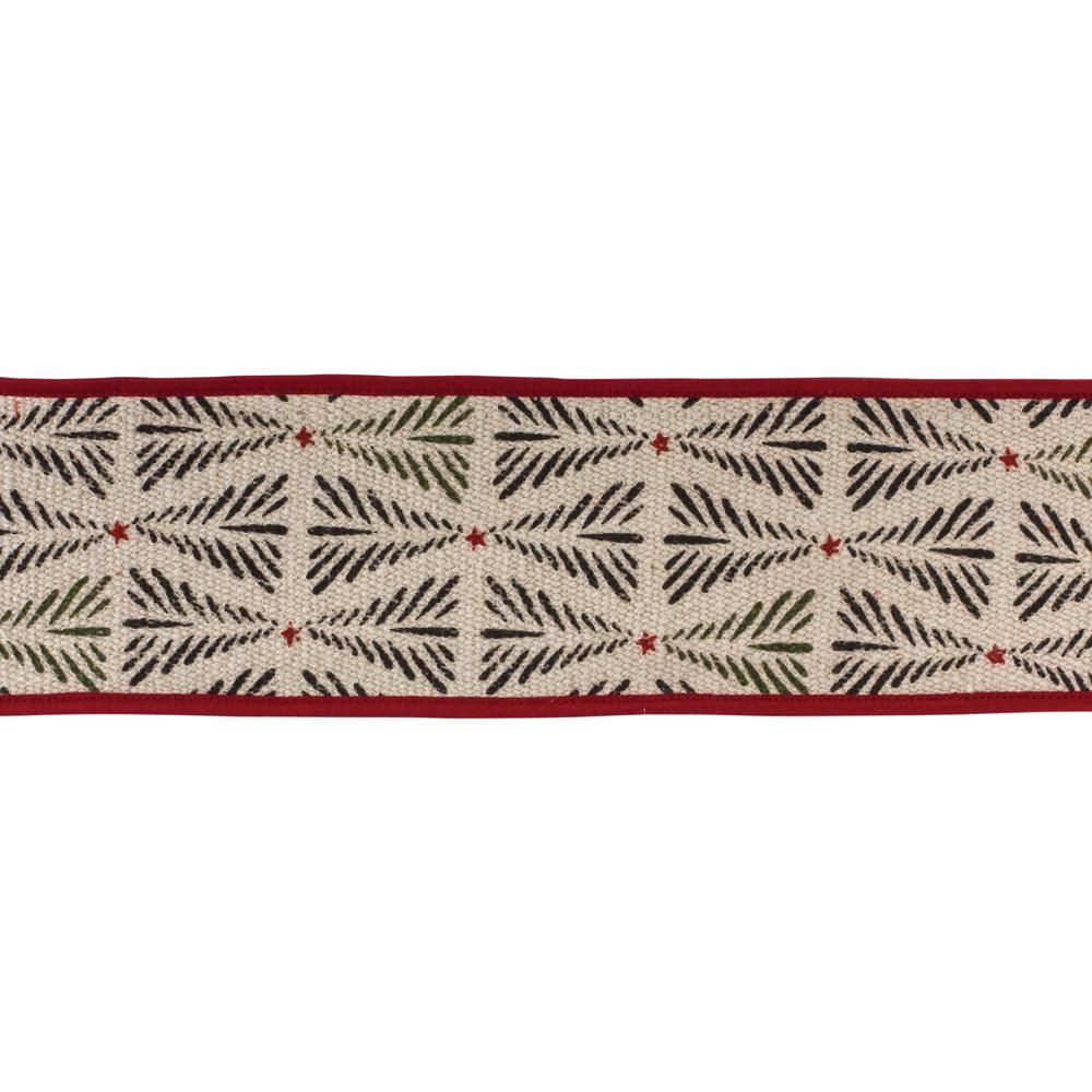 4" x 5 Yds. Ribbon Wired Cotton. Picture 1