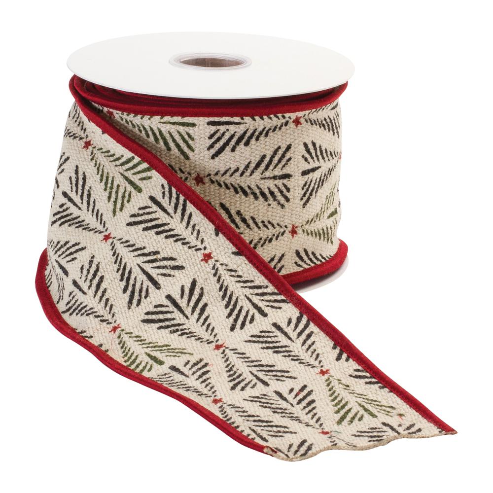 4" x 5 Yds. Ribbon Wired Cotton. Picture 2
