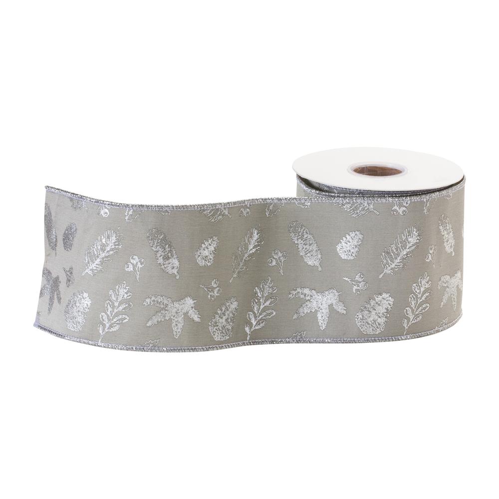 4" x 5 Yds. Ribbon (Set of 2) Wired Polyester. Picture 2