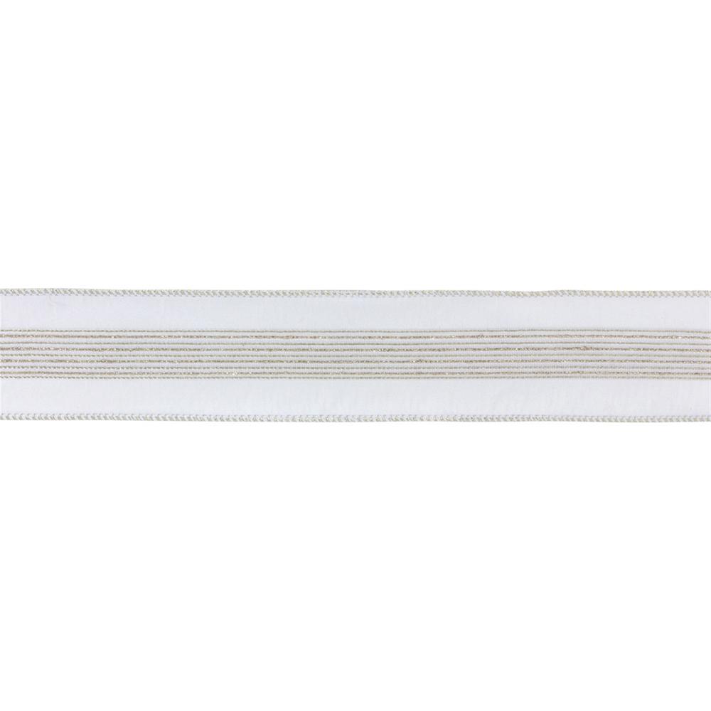 2.5" x 10 Yds. Ribbon Wired Polyester. Picture 1
