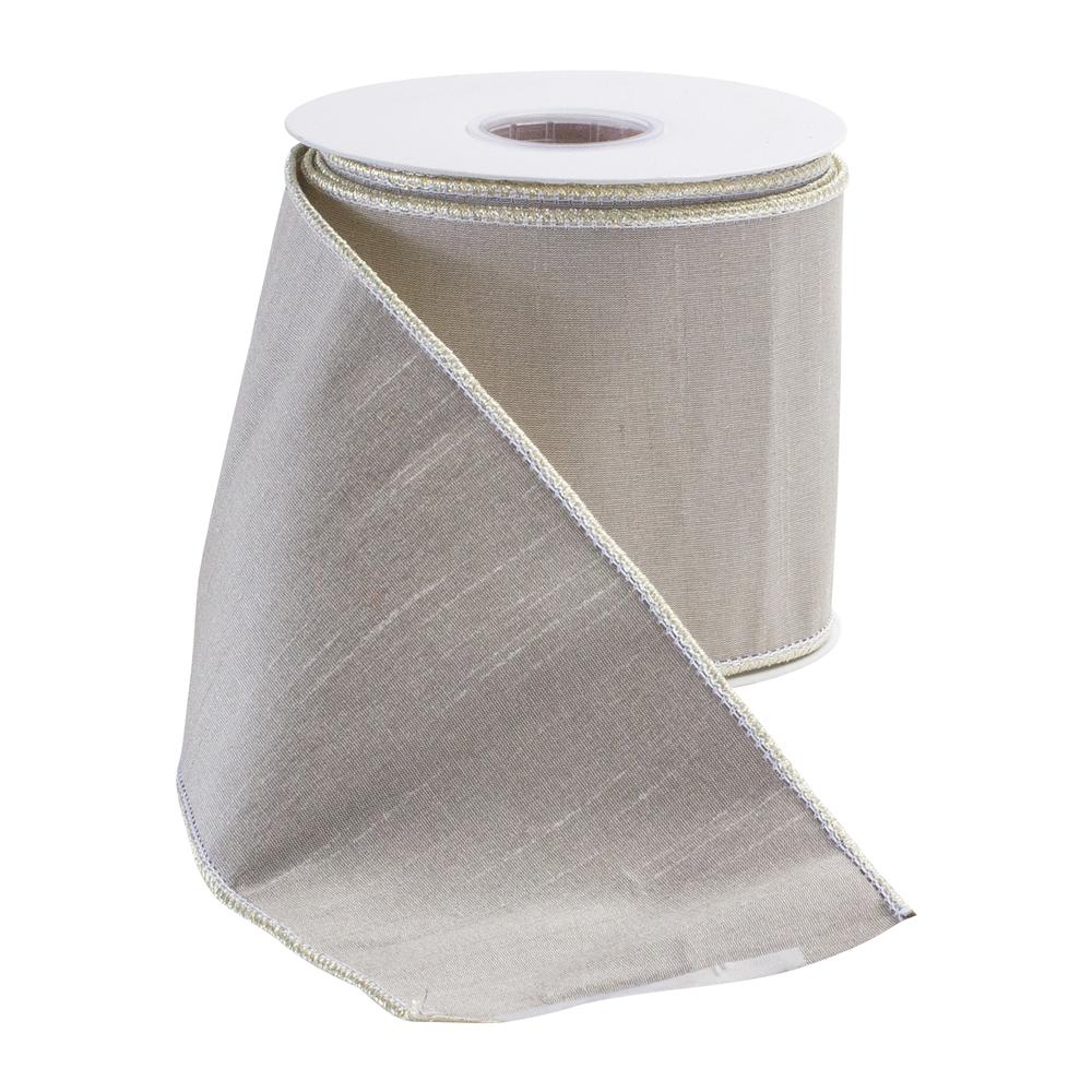 4" x 10 Yds. Ribbon Wired Polyester. Picture 2