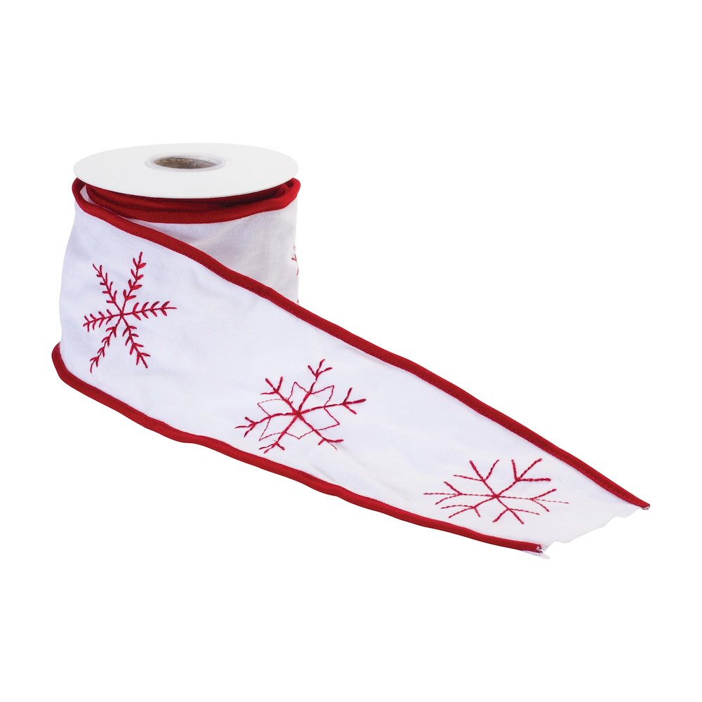Holiday Snowflake Ribbon (Set of 2). Picture 2
