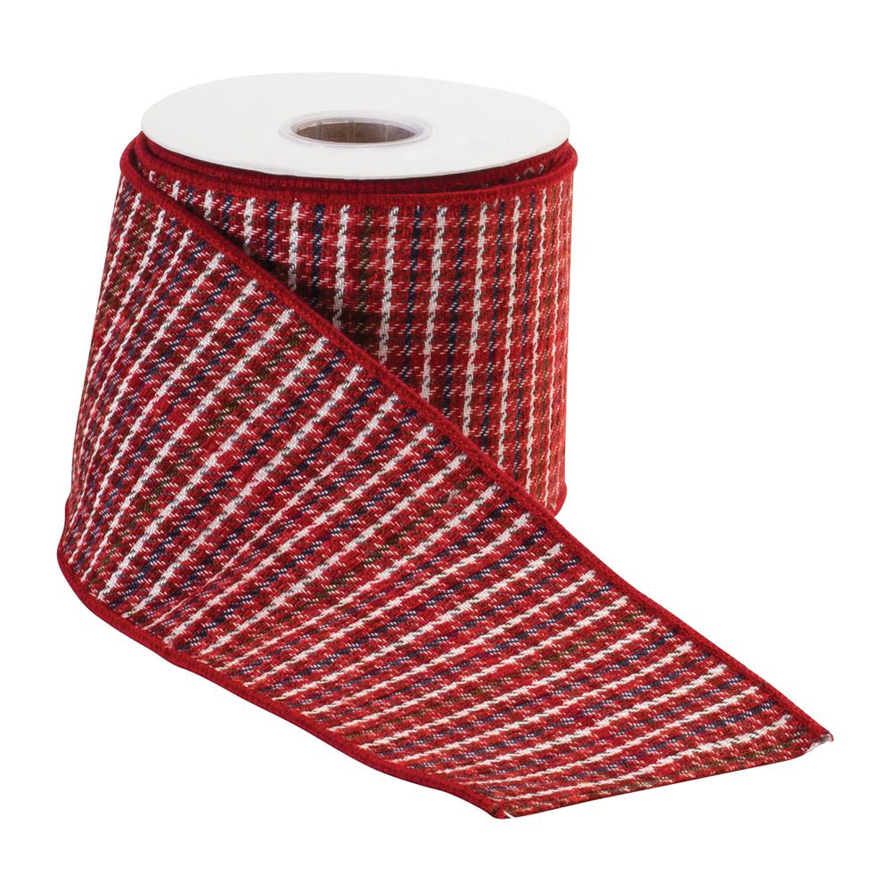 4" x 10 Yds. Ribbon Wired Polyester. Picture 2
