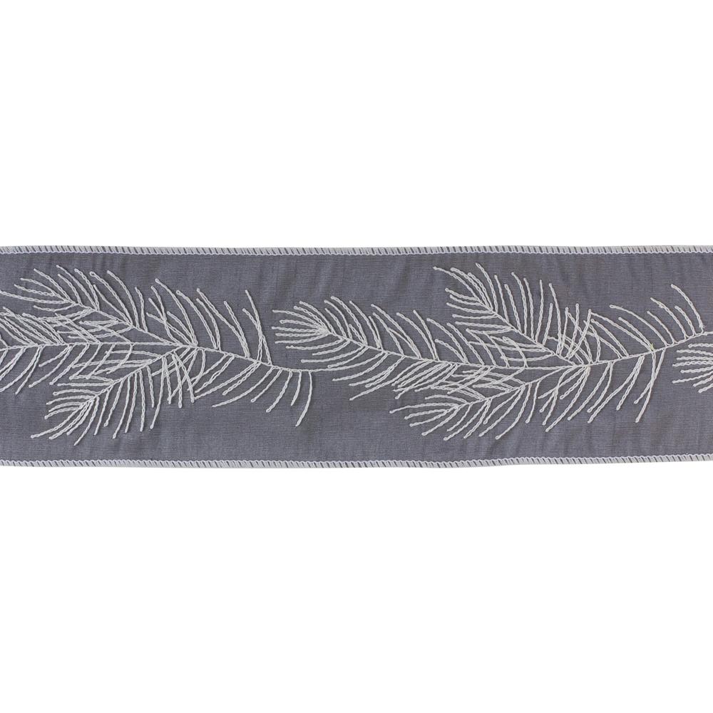 4" x 5 Yds. Ribbon (Set of 2) Wired Polyester. Picture 1
